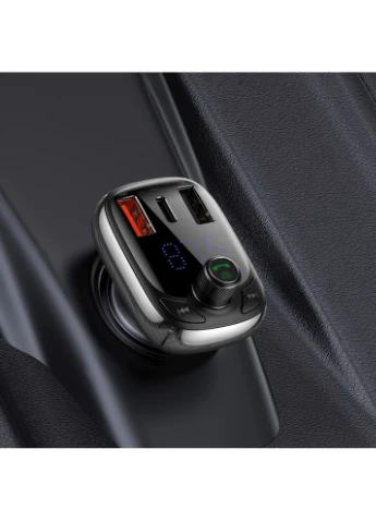 АЗП з FM-модулятором Car Bluetooth MP3 Player (PPS Fast Charger Edition) (CCMT000101) Baseus T Shaped S-13 (372679845)