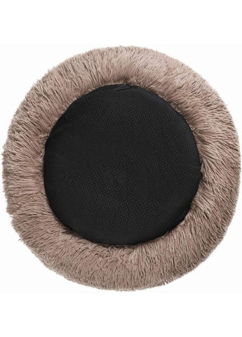Кругла лежанка для собак і котів 50 см бежева – м’яке плюшеве ліжко з бортиками, нековзка основа, для тварин до 5 кг China (351854915)