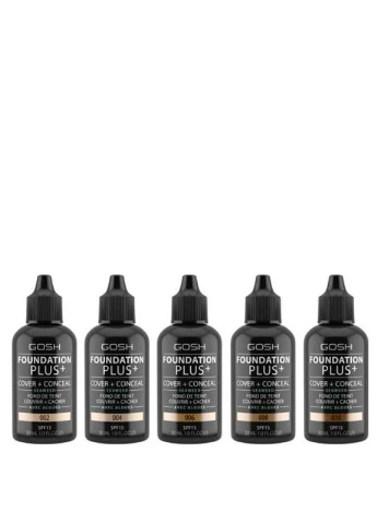 Тональний крем Foundation Plus SPF15 002 - Ivory (2-730118) GOSH (380153954)