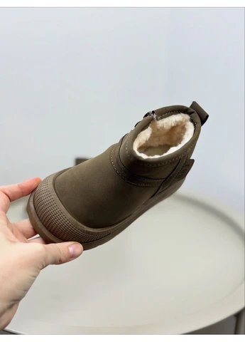 Черевики зимові дитячі коричневі 1663 No Brand (368828624)