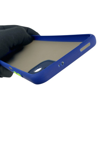 Чехол для телефона Redmi Note 10 с высокими бортами с защитой камеры на сяоми редми нот 10 темно-синий Xiaomi (366230389)