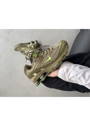 КРОССОВКИ ЖЕНСКИЕ NIKE SUPREME SHOX RIDE 2 KHAKI НАЙК ШОКС РАЙД 2 ЗЕЛЕНЫЕ No Brand зелёные демисезоны (391953610)