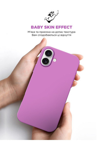 Чехол ICON2 Case для Apple iPhone 16 Plus Light Purple (ARM79632) PTR ArmorStandart (327888990)
