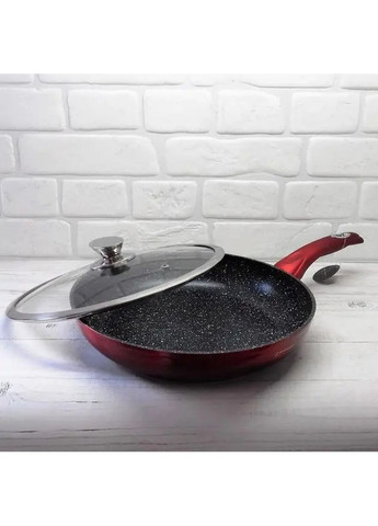 Сковорода с крышкой и антипригарным мраморным покрытием 20 см. EB-3336 Edenberg (360654424)