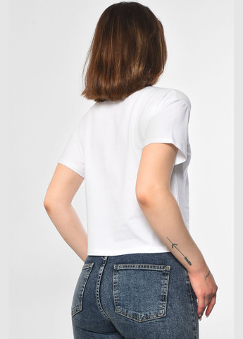 Футболка женская белого цвета Let's Shop - (295638957)