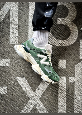 Зелені Осінні кросівки чоловічі і жіночі new balance 9060 green | нью беланс 9060 зелені No Brand