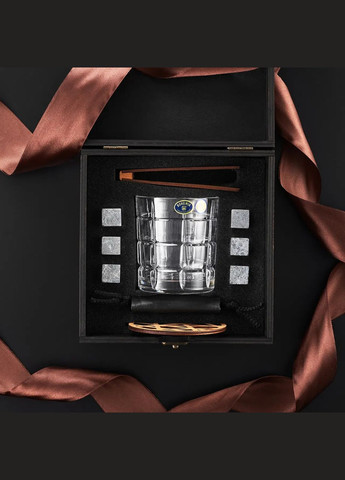 Набір для віскі Bohemia Timesquare з камінням для віскі 320 мл | Подарунок колезі Handmade WS107 (342745308)