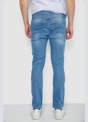 Джинси чоловічі однотонні із потертостями блакитні розмір 29 (sku_247R736) Ager (317333372)