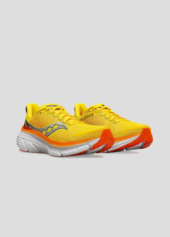 Желтые всесезонные желтые кроссовки для бега guide 17 Saucony