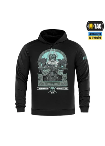 Кофта Hoodie Odin Mystery Black Розмір M-TAC (328924632)