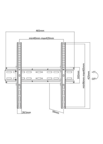 Кронштейн 32-65TILT400 (VESA400х400) Satelit (336952852)