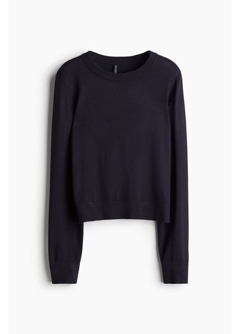 Синий демисезонный джемпер тонкой вязки H&M
