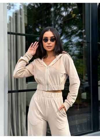 Велюровый женский костюм No Brand (362085395)