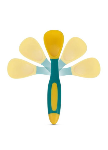 Набор гибких ложек и вилок 10-037 от 6 месяцев Бирюза (5057778100376) Baboo (366397822)