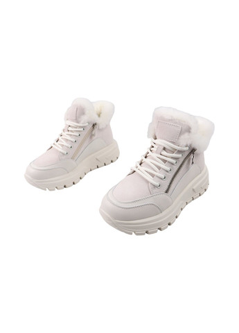 ботинки женские молочные натуральная замша Sorte Lady