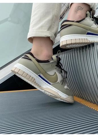 Чорні кросівки чоловічі nike sb dunk low olive dark purple найк сб данк чорні демісезон No Brand