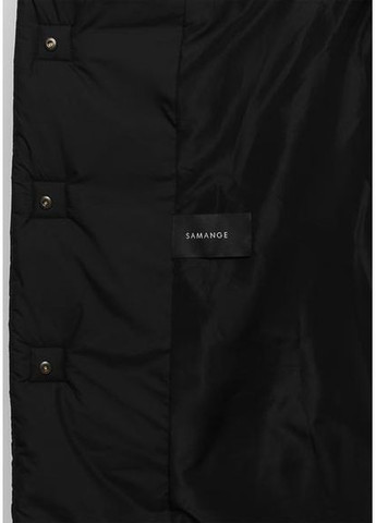 Чорна зимове пальто 88-950bio-110 чорний sam Samange