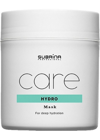 Увлажняющая маска для волос Care Hydro Mask 150ml (1313234-28929033) Subrina Professional (368639819)