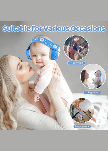 Детские противошумные наушники Baby Earmuffs наушники для детей до 36 месяцев, цвет: Голубой Honeywell (315516787)