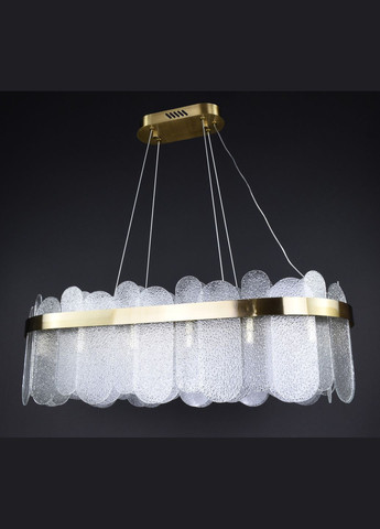 Люстра подвесная на 14 лампочек 28191 Латунь 40-110х35х80 см. Sunnysky (364490710)