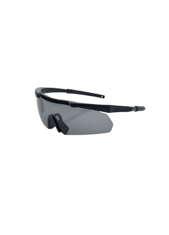 Защитные тактические армейские очки с поляризацией Черные .3 комплекта линз ESS (280826695)