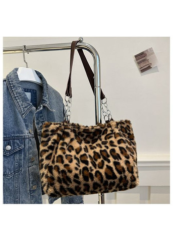 Женская сумка шопер 10569 леопардовая No Brand (344446733)
