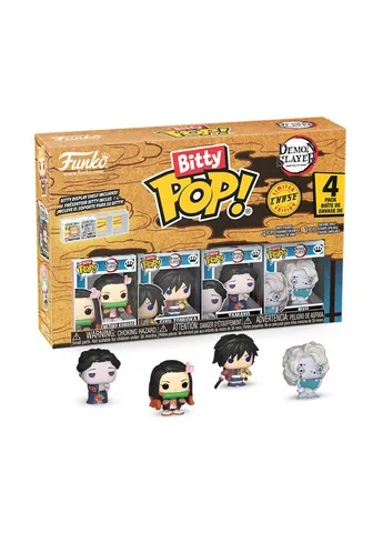 Набор игровых фигурок Bitty POP! Убийца демонов 4 фигурки винил 2,5 см No Brand (400879098)