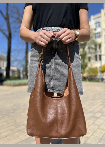 Жіноча сумка Hobo коричнева No Brand (290194550)