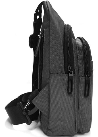 Чоловіча сумка тканинна сіра Lanpad (366293408)