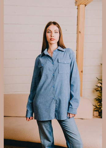 Синий демисезонный кардиган Be in fashion