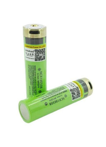 Аккумулятор USB-34B 18650 3,7V со встроенным USB портом для перезарядки 3400mah LiitoKala (361309588)