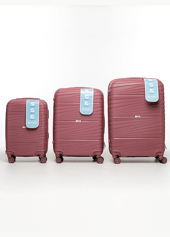 Женский чемодан цвет пудровый ЦБ-00230017 Yuki (289457487)