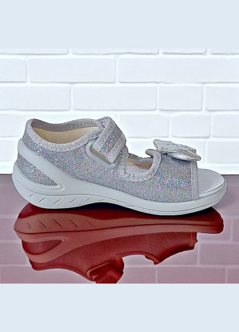 Ортопедичні відкриті тапочки капчики текстильні босоніжки на липучках валді єва Waldi (345647873)