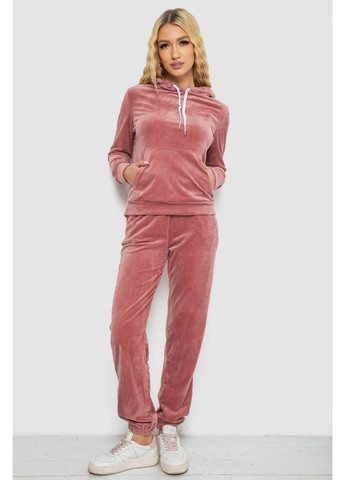 Спортивный костюм женский велюровый, цвет черный, 238R58570 Ager (362504379)