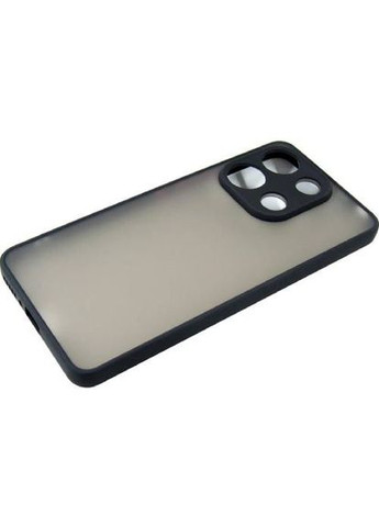 Чохол Matt для Xiaomi Redmi Note 13 4G Black + захисне скло (DG-KM-66) DENGOS (316695915)