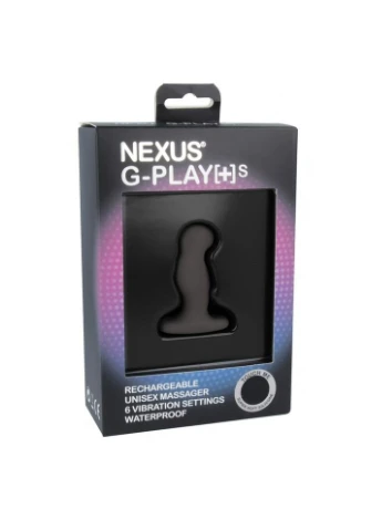 Массажер простаты с вибрацией G-Play Plus Black, макс диаметр 2,3 см Nexus (383098507)