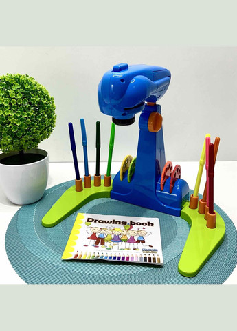 Проэктор для рисования 32 слайда фломастеры 12шт блокнот (AK 0002 AB) No Brand (302215392)