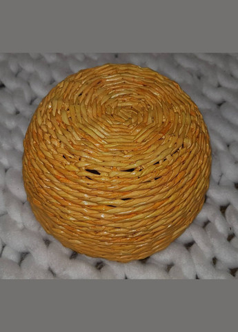 Корзинка декоративна для сервірування або зберегання ручної роботи, кругла No Brand (315638177)