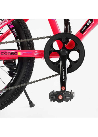 Дитячий спортивний велосипед 20" дюймів SPIRIT 20701 сталева рама Shimano 7 швидкостей. Pink (162827) Corso (361385120)