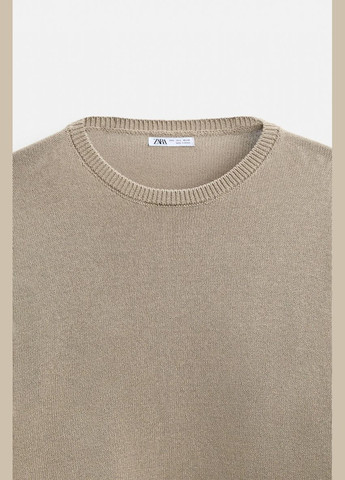 Світло-коричневий демісезонний светр Zara 6674/311 camel