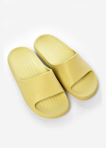 Шльопанці піна жіночі салатового кольору Let's Shop (336708559)