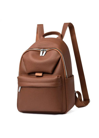 Жіночий рюкзак Liora з водонепроникної екошкіри в коричневому кольорі з регульованими лямками LR 2535 BR No Brand (332983824)