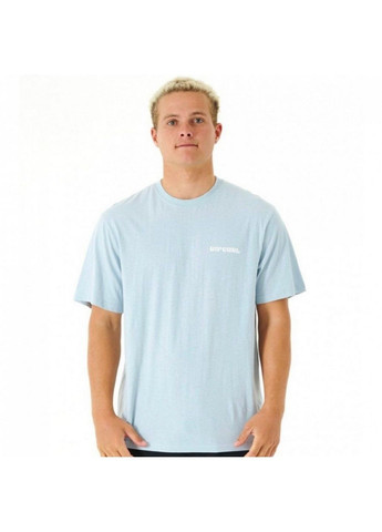 Блакитна чоловіча футболка swc twinny tee 040mte-3400 Rip Curl