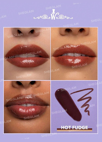 Карандаш и блеск для губ Willy Wonka Cocoa Kiss Lip Duo Sheglam (311221344)