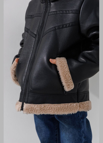 Чорна зимня дублянка для хлопчика 201910 158 см shop (2000990787583) #sbabam