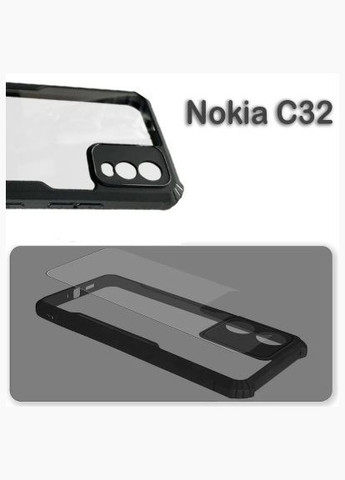 Чехол для мобильного телефона AntiBump Nokia C32 Black (710743) BeCover anti-bump nokia c32 black (280938156)