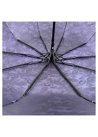 Фиолетовый зонт полуавтомат женский m524 жаккардовый на 10 спиц фиолетовый Bellissimo средний (297201897)