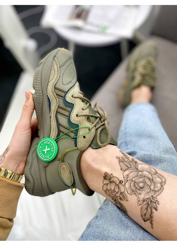 КРОССОВКИ ЖЕНСКИЕ ADIDAS OZWEEGO ADIPRENE PRIDE KHAKI АДИДАС ОЗВИГО No Brand хаки демисезоны (369389784)