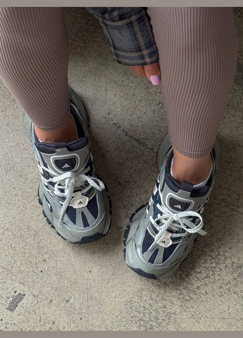 Кроссовки женские Adidas Vento XLG Deluxe Grey Black White | Адидас Венто XLG Делюкс серые No Brand серые демисезоны (347223376)