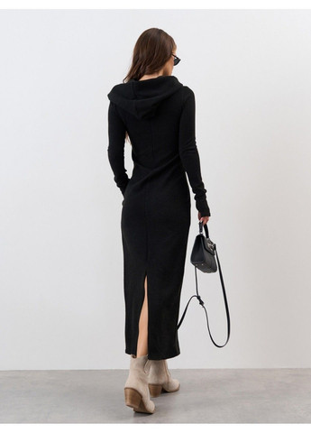 Чорна повсякденний сукня issa pus 15335 чорний ISSA PLUS